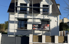 Travaux de ravalement réalisé a Brest 
